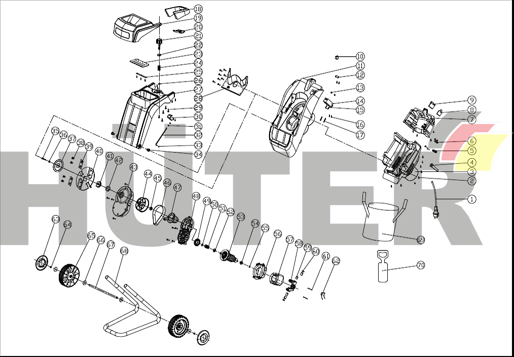 ESH-2500 Huter TOP 70/13/11