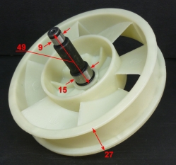 Шкив ведомый 61/57/160 для ELM-1100 YAT