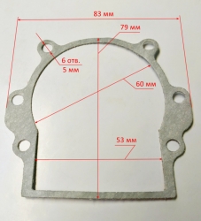 Прокладка картера для GGD-52,GGT-1300-2900, 430-553(26) OOY,TR-1300-1900(С4),MP-25(29) TPW