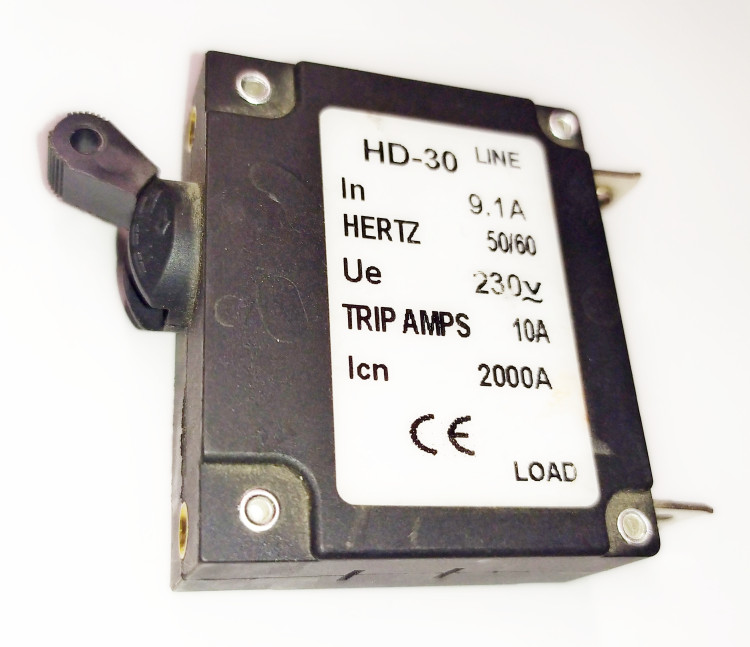 Автоматический выключатель для DY2500L  230Y,9.1A