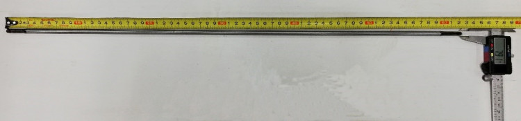 Вал для GET L=625мм 7 шлицев (проточка под шплинт)