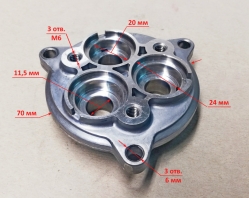 Крышка насоса для 105, 135(24), W210i(25),W200I(18) HUX,105-GS(20) c HUX14, 105-P(20) с HUX16