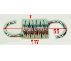 Пружина 61/60/805 3х17х61мм натяжителя для GMC-7.0 MEIC, МК-7000 HUC
