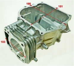 Блок цилиндра для GLM-5.0ST, 460ST,465ST (51) WRS