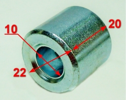 Втулка 9.5х22х20мм для 5.0ST/SP, 460ST, 46/S, КР-5.0БТ/БП (63) WRS