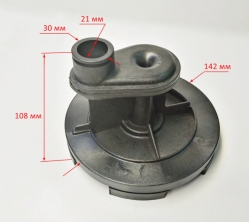 Пластина с диффузором + дефлектор(в сборе) для АСВ и ПН