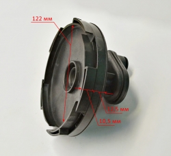 Пластина с диффузором + дефлектор(в сборе) для АСВ и ПН