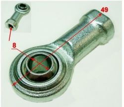 Наконечник шаровый тяги переключения передач (правая резьба) для SGC, СБ-6000-11000(б/н) ZMD