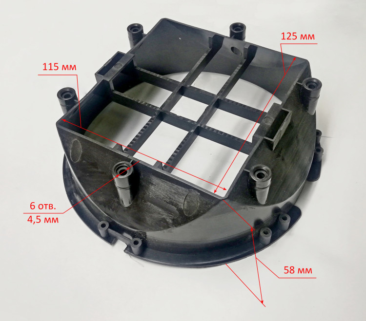 Корпус вентилятора для ТЭПК-3000К(4) с BG21