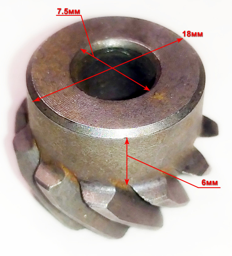 Малое зубчатое колесо для ELS-2400(81)cSAF11,2000(26),2800(41)OTE,2400(41)сOTE004