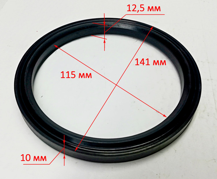 Резиновое кольцо dнаруж=140мм dвнутр=115мм для SGC6000, 8100C(119) TIYA