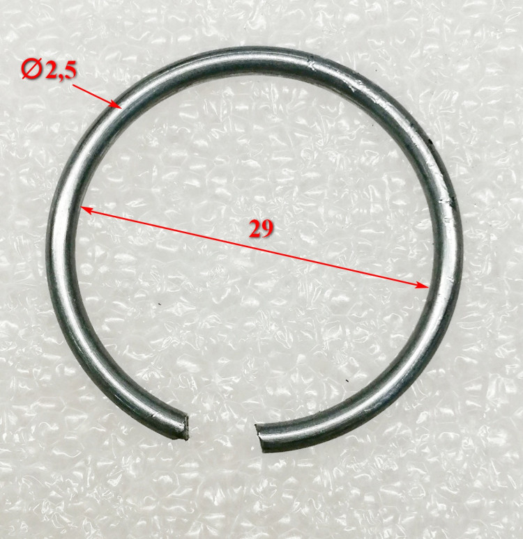 Стопорное кольцо из круглой проволоки 28х2,5 мм