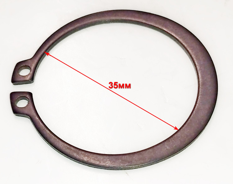 Стопорное кольцо наружное D=35 мм