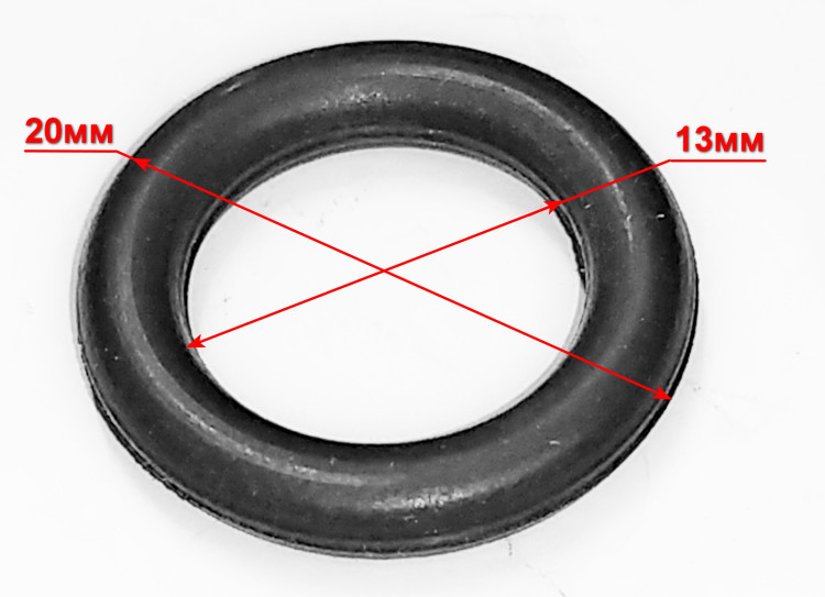 Уплотнительное кольцо D=3,5х13мм крышки заливной горловины для АСВ, ПН