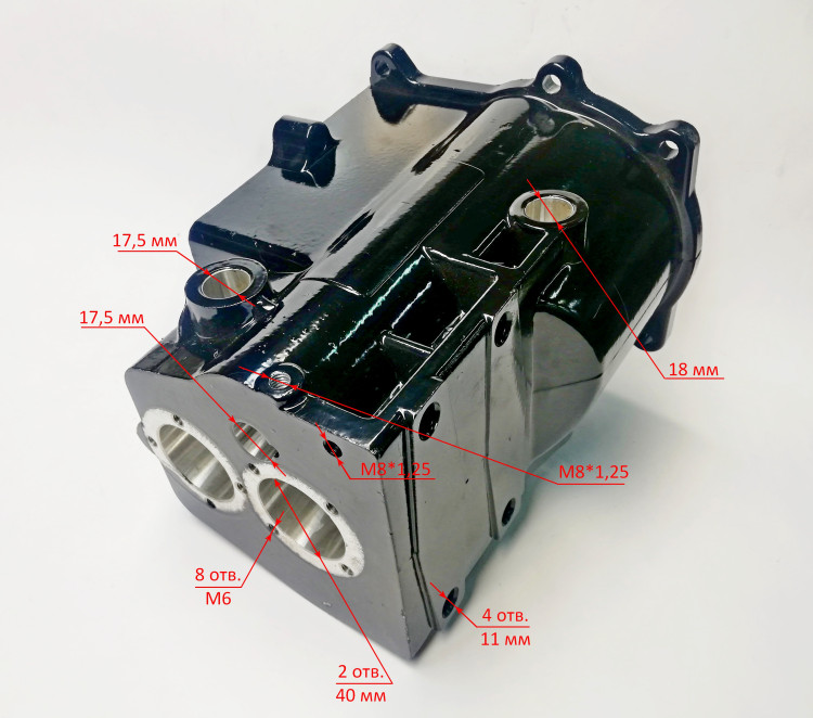 Корпус коробки передач для МК-8000(1) HUC