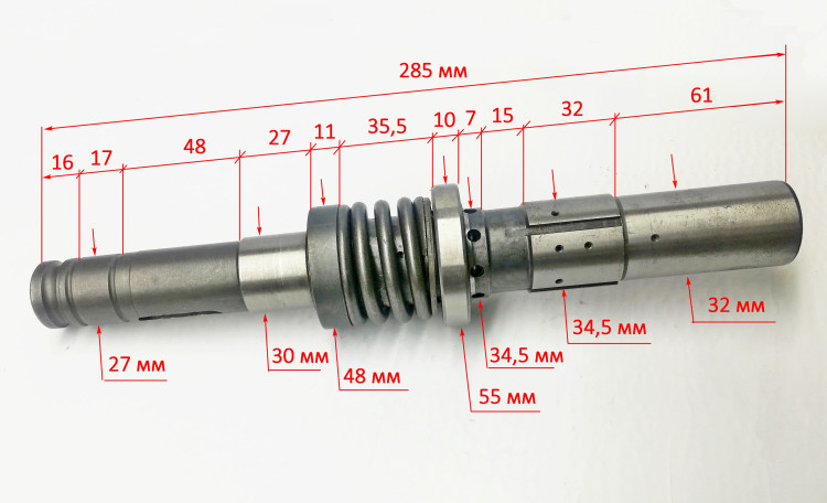 Пневмоцилиндр в сборе для П-1200К-М(16) BNY