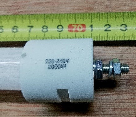 Нагревательный элемент 220V 2kW L=730мм, d=23мм для ИКО-2000Л(22) PNV