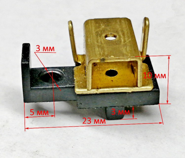 Корпус угольной щётки (комплект из 2 шт.) для МФИ-400(19) GUX