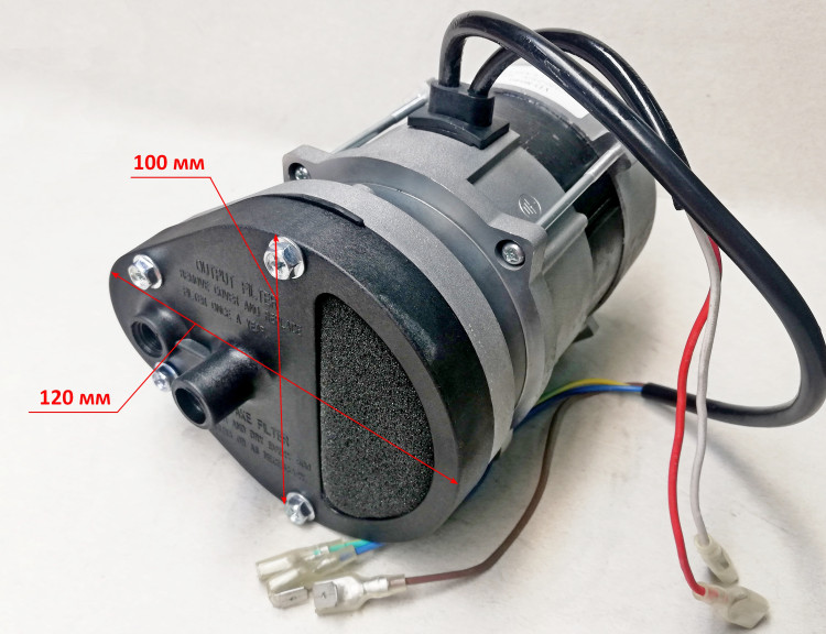 Электродвигатель в сборе с насосом YD-8040/230W для ТДП-10000(41) c BGV25, 20000(15-26) TEA