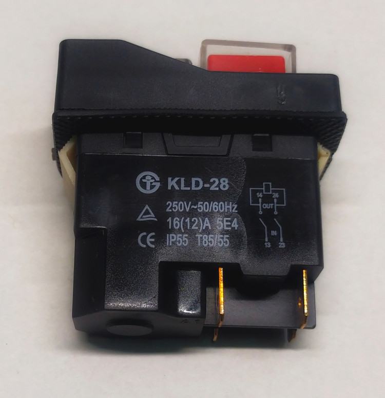 Выключатель KLD-28 16A 250V для ESH-2500T(62) LTE, ПТ-210К(105) JUF