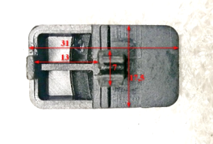 Кнопка для УШМ-115/800(45), 125/900, 125/1100(44), 125/1100Э (45) Ресанта с AND026