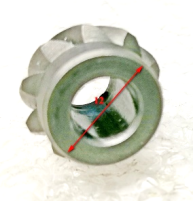Малое зубчатое колесо для УШМ-115/800(22), 125/900(21) Ресанта с AND026