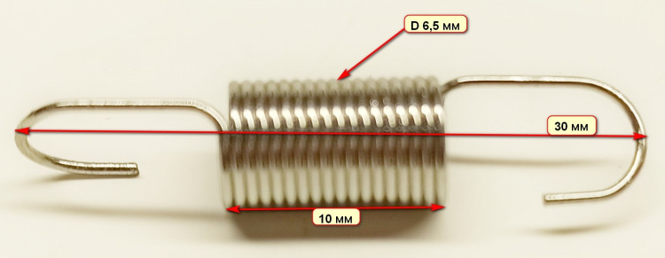 Пружина 0,5х6,2х30 мм регулятора частоты вращения