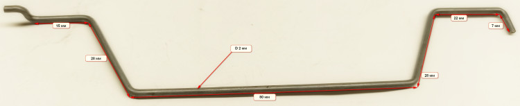 Тяга стабилизатора частоты вращения L=153 мм (60)