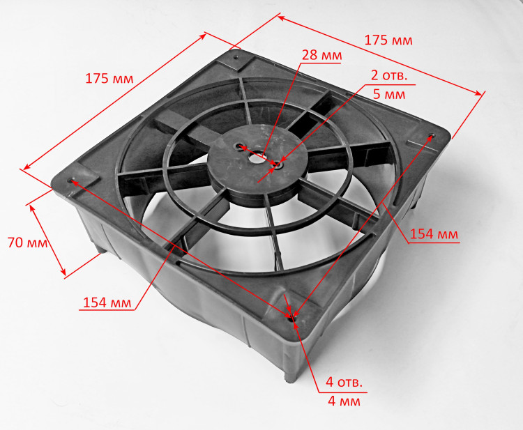 Корпус вентилятора для ТЭПК-3000(4) PN