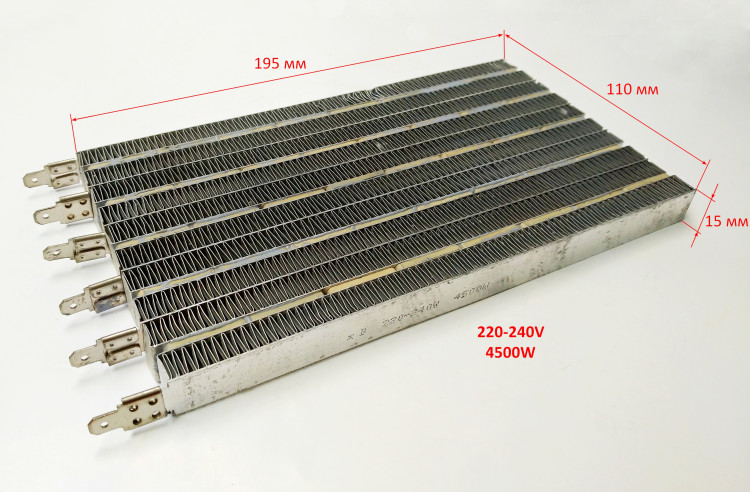 Нагревательный элемент 220V 4,5kW для ТЭПК-9000К(12) BGV