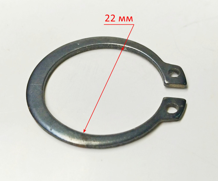 Стопорное кольцо наружное D=23 мм