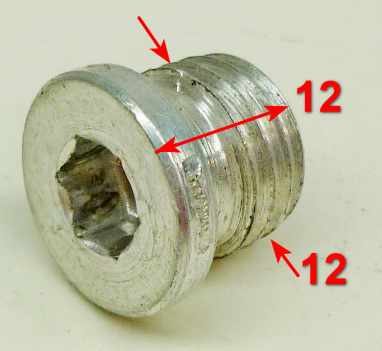 Заглушка малого клапана для 105(все модели),M135-РW