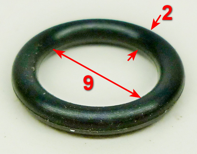 Уплотнительное кольцо 9x1,8 для M135-HP(36) LAND