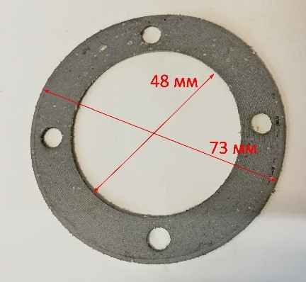 Прокладка цилиндра верхняя для КМП-400/50(10) LSD, JST