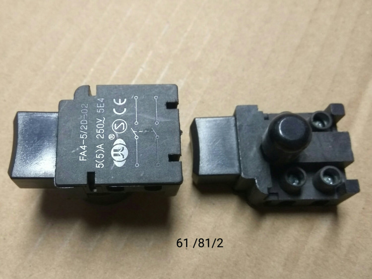 Выключатель FA4-5/2D-02 5A 250V для ДП-185/1300(47) KEY