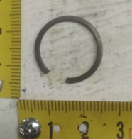 Стопорное кольцо из круглой проволоки 16х1,5 мм