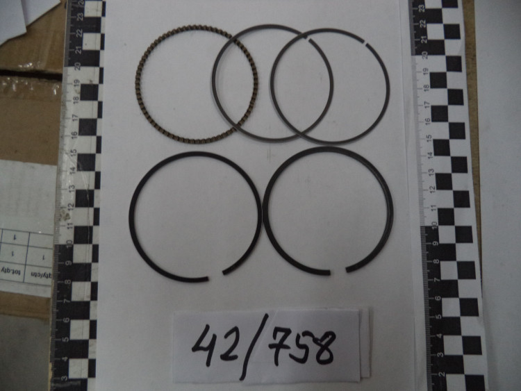 Поршневые кольца (комплект, 3 шт) для двигателя 170F