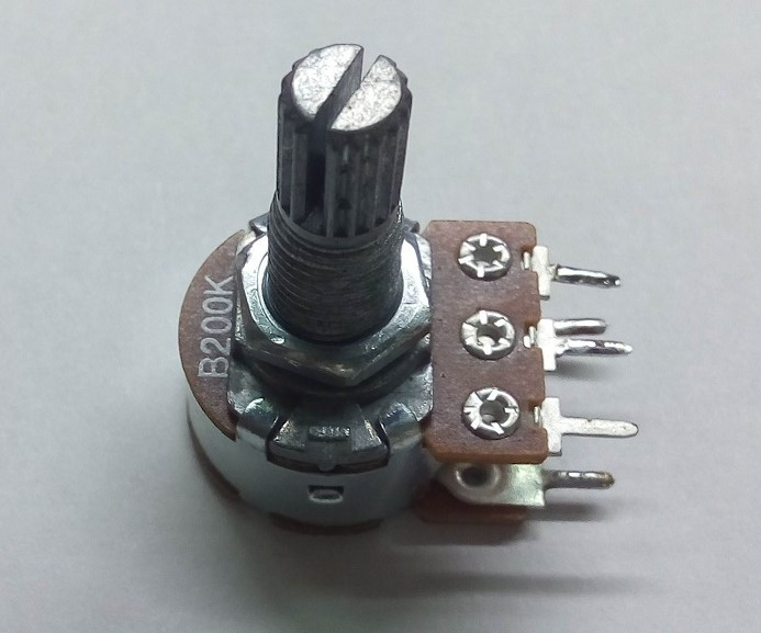 Резистор переменный с выкл. B200K дляМС