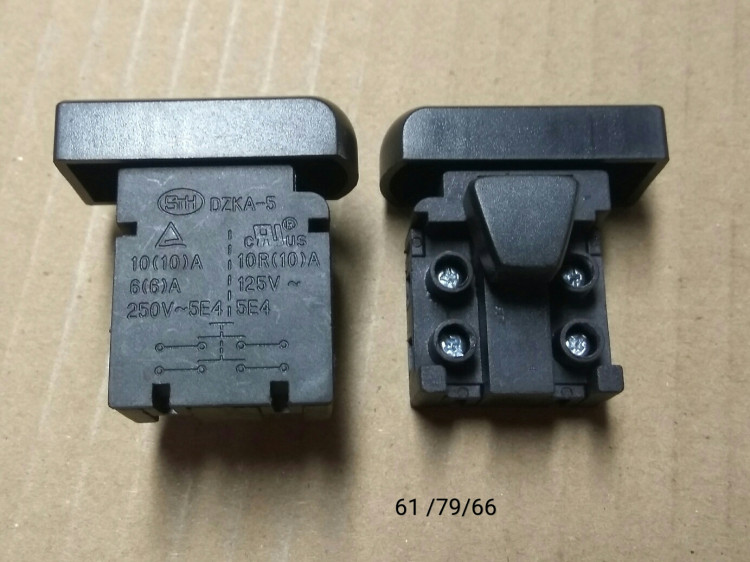 Выключатель DZKA-3 6A 250V для Р-110/1100(12) TMC, Р-82/800(6) с TMC012