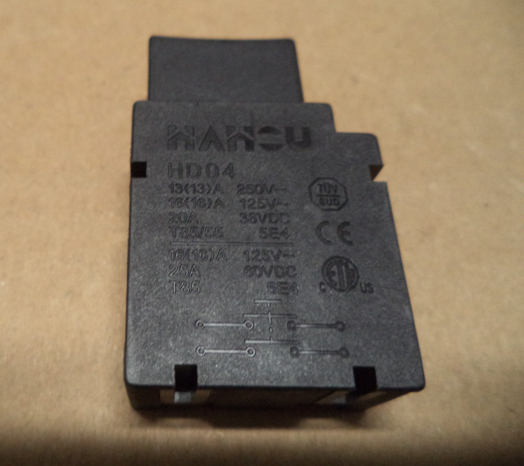 Выключатель HD04 13A 250V для ELM-1000,1100,11A32(22) c QYV021,КР-1200ЭП(22), 500ЭТ(54) Ресанта QYV