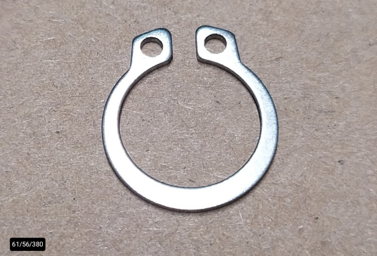 Стопорное кольцо наружное D=13,4мм (нержавейка)