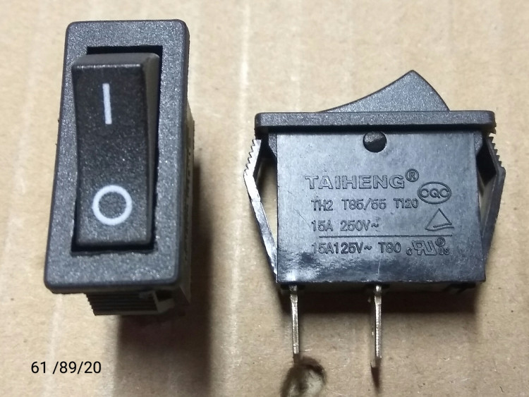 Выключатель для ТВК-3(21) 15A 250V