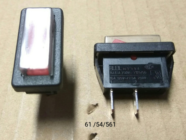 Выключатель RL1-3 16А  250V