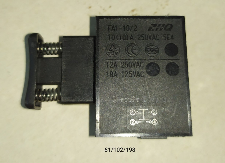 Выключатель FA1-10/2 10A 250V для ПТ-255ПЛ(132) HMI