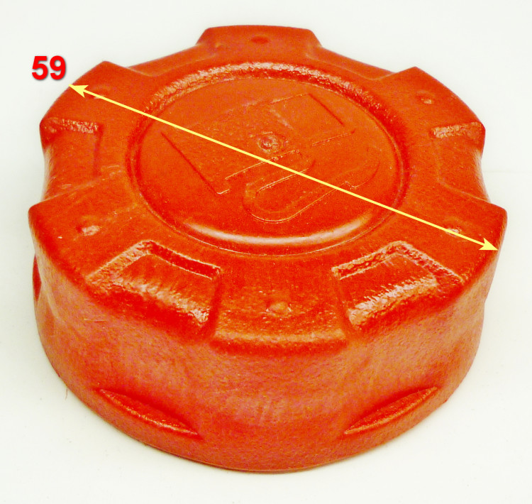 Крышка топливного бака (красная) для КР-5.0 БП,БТ (63),6.0 БТ(33) Ресанта,GLM-3.5T(32),5.0S(84) DJPC