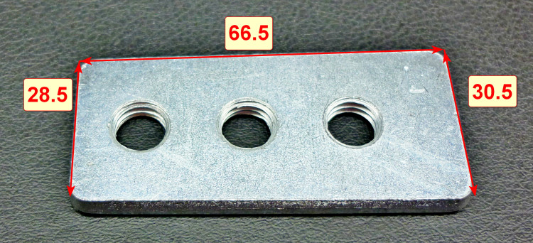 Пластина крепления переднего левого колеса для GLM-3.5LT(2) FUL
