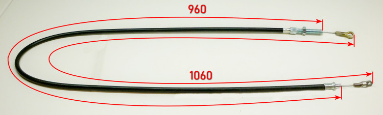 Тросик сцепления 1060х950мм для GMC-7.0М,7.5М(12) HERC