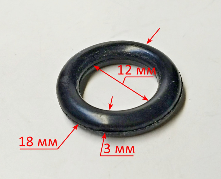 Уплотнительное кольцо 3х12 для ДН-550Н,1100Н(6) FLT