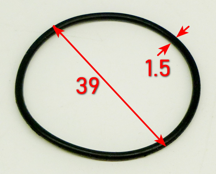 Уплотнительное кольцо 1,8х40мм МК-8000(17) HUC, 11000(13) MEI, 8000(13) HFC, 8000М(22) SEC