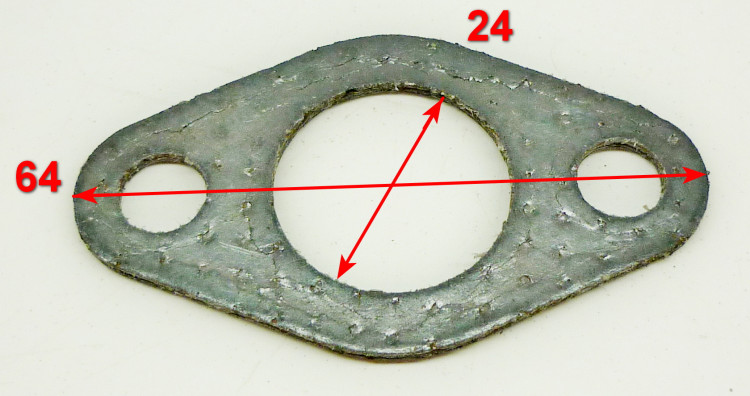 Прокладка выпускного коллектора для MP-40(61) KEM, HT1000L GF, DN1500i(73) XIY